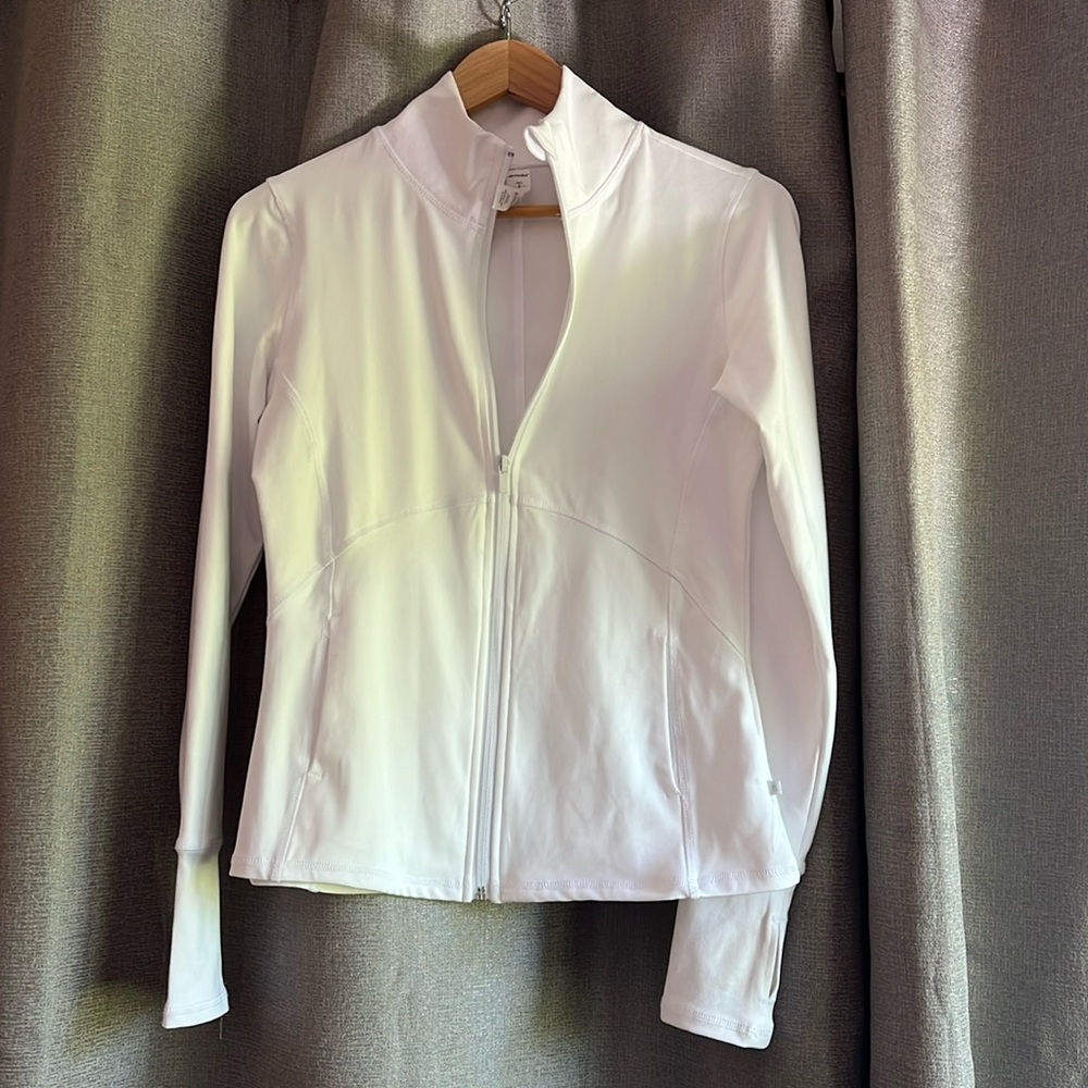 Marks running jacket. White.  Size S